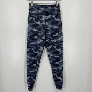 Victoria's Secret PINK Active Sweatpants Women's S Blue Camo Jogger Pull On